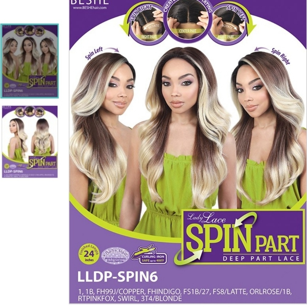 Beshe spin part lace wig